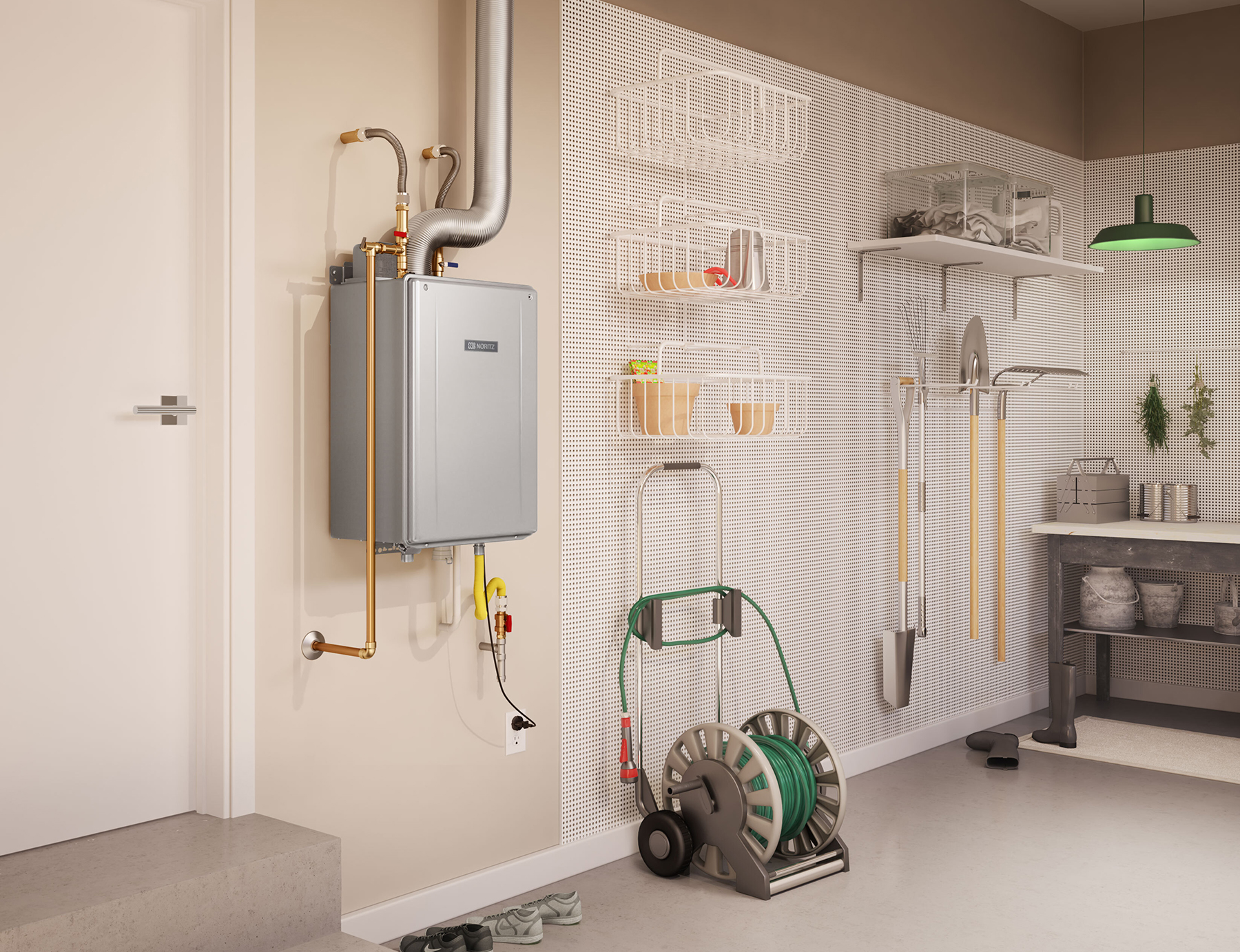 interior shot of a home garage | Bob's Heating & Air Conditioning